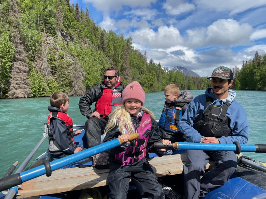 Scenic Rafting trip on the upper Kenai River