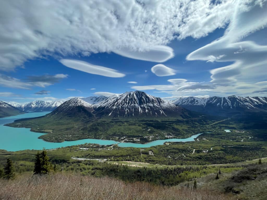 Cooper Landing from above | Alaska Trout Fishing Trips