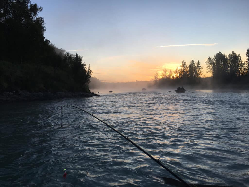 Kasilof River King Fishing Trips with Drifters Lodge