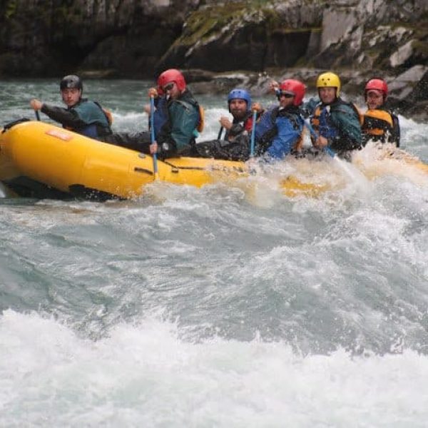 White water rafting on activity add on
